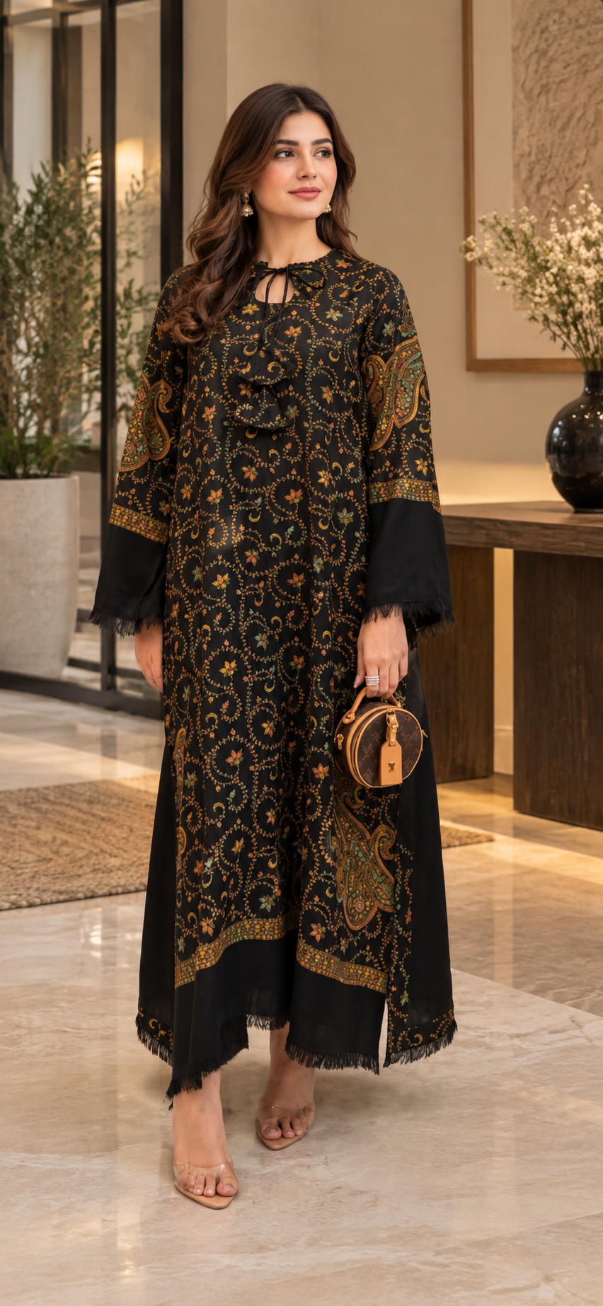 Noor-e-Pashmina Kaftan